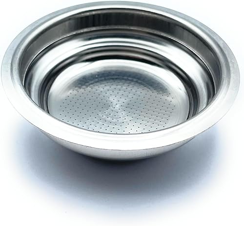 Miniatura 4 de MacMaxe Cesta de filtro de café para café Delonghi Espresso  Acero inoxidable presurizado  Reutilizable  Lavable  Compatible con Máquinas de
