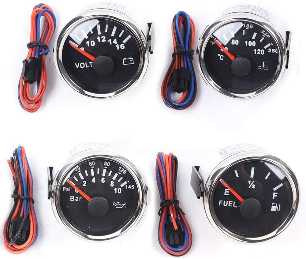 4 Gauge Set 2in/52mm Classic Electrical 4Gauge Set