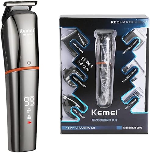 Miniatura 2 de Recortadora para hombresCortapelos profesional para hombres, multifunción, kit de aseo todo en uno, modelo KM-5898