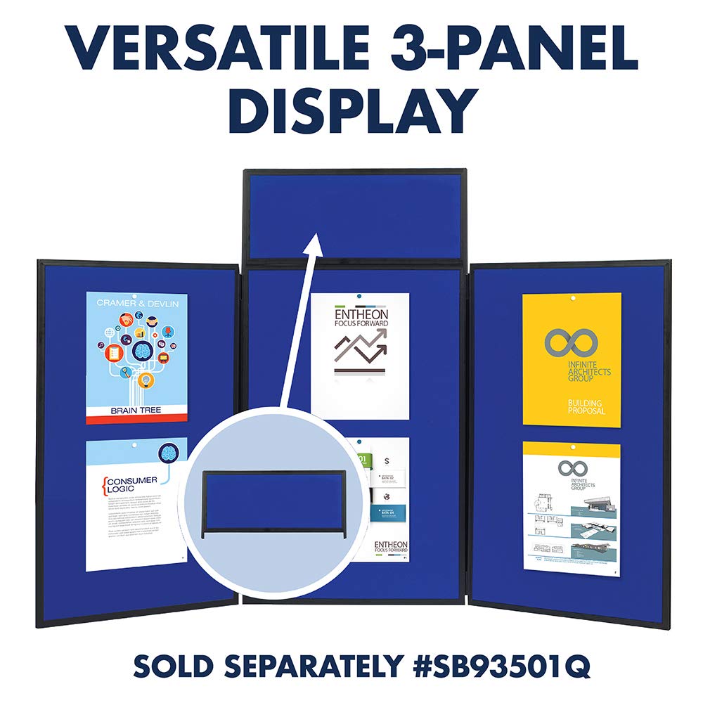 Buy Quartet Fabric Bulletin Board Display Panel System, 6' x 3', Double