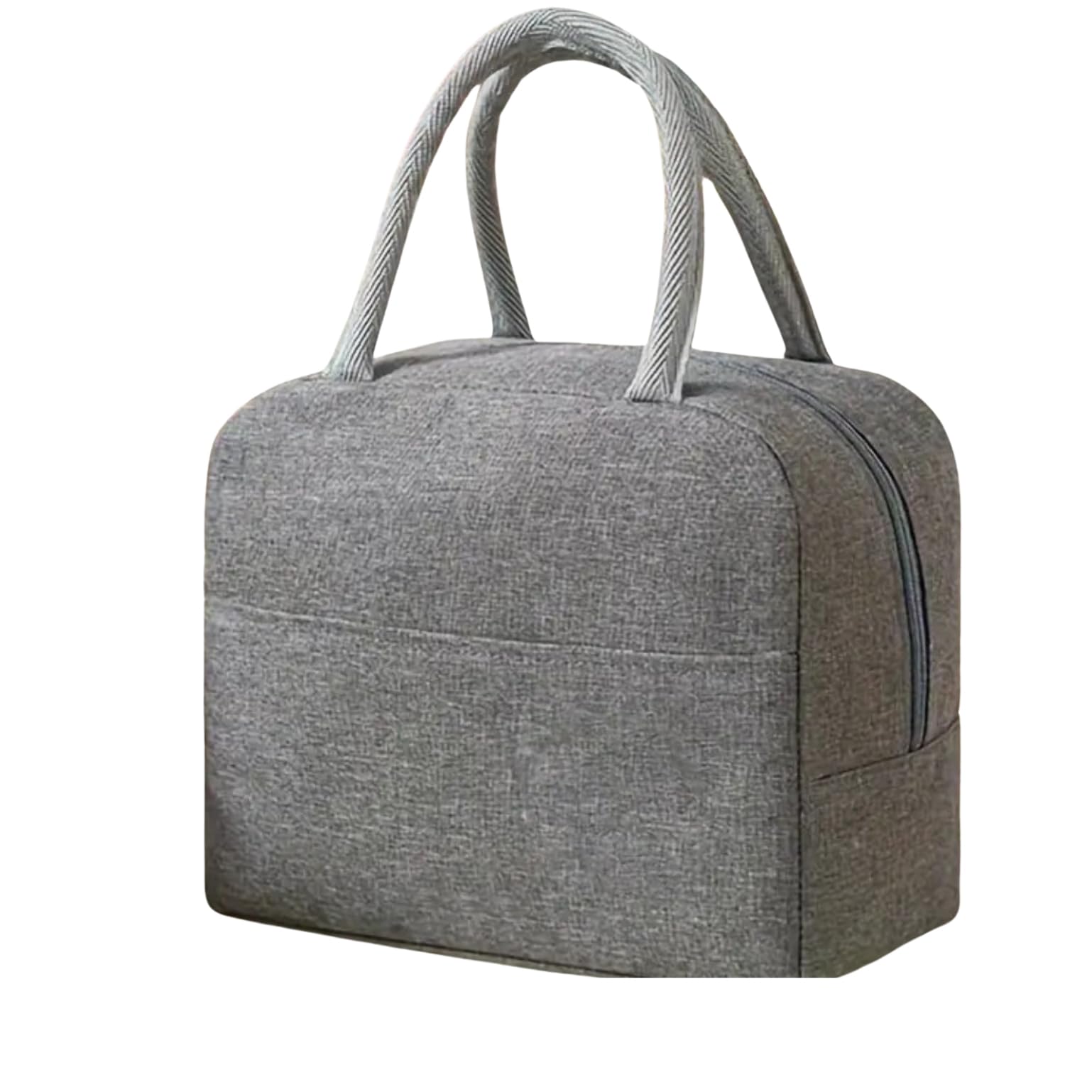 Bolsa Térmica, Porta Alimentos, Nevera Portátil, Playa, Pequeña, Antifugas, Almuerzo, Comida (Gris)