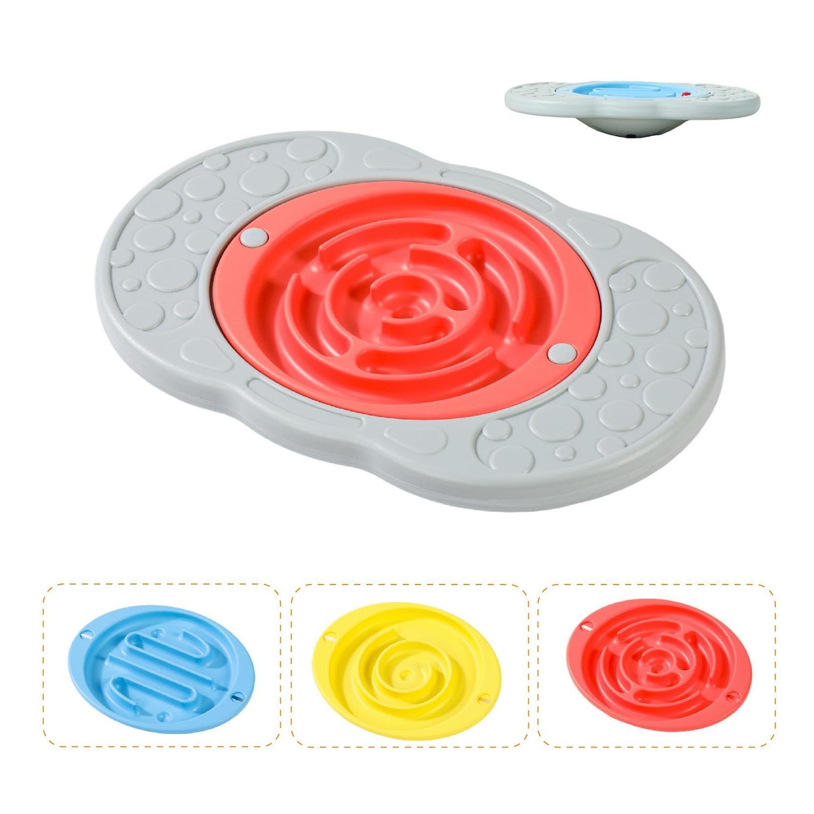 Wobble Board con Labirinto Antiscivolo Allenamento Core Coordinazione | Tavola Oscillante Sensoriale per Bambini e Ragazze Alunni Scuola Classe Soggiorno Serata Giochi in F