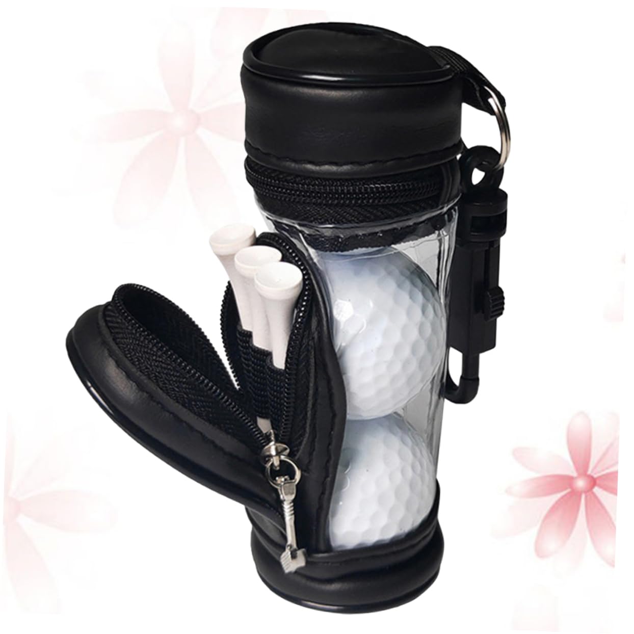 Toddmomy Set of Golf Accessories Mini Pocket Bag Portable Holder with Organizer Practice Tool Kit