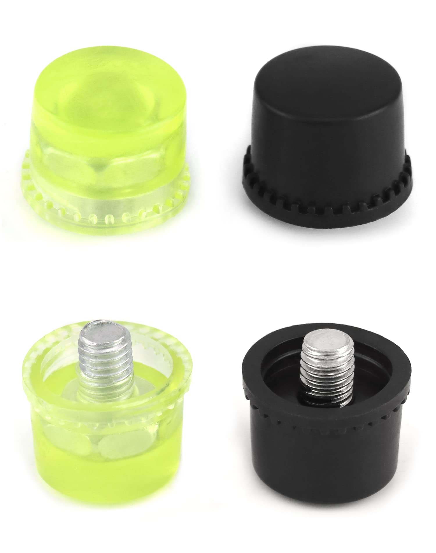 ANKROYU Doppelkopf Gummihammer 2er-Set - Ideal Für Handwerk & Basteln