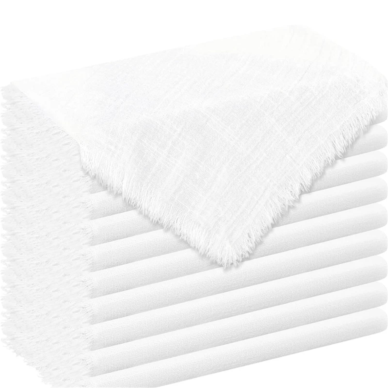Servilletas de Tela Servilletas de Tela Borde pequeño absorbentes, 40x40cm, 2/6/12 Uds., adecuadas for decoración Mesa Restaurante, servilletas(Orange 12pcs)