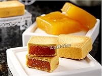 Vista 6 de LoBake Molde rectangular de aluminio para pastel de piña de acero inoxidable presionando sello mooncake molde fondant galletas moldes DIY