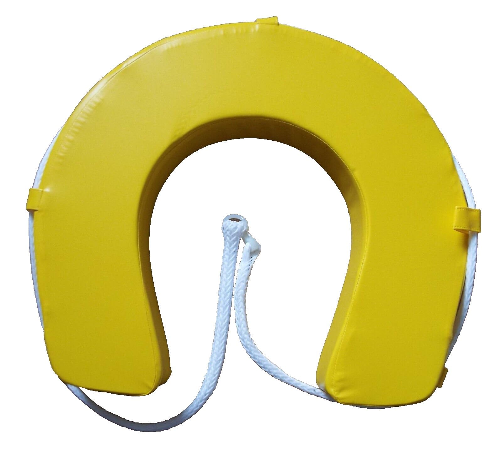 Horsehoe Lifebuoy with Grab line and removable cover. (Yellow)