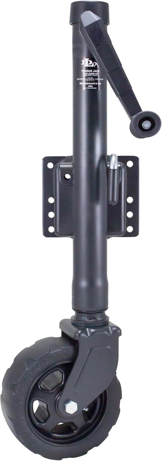 Dutton-Lainson DLX Tongue Jack, 1500 lb. Capacity - Swivel Marine Tongue Jack for Boat and Trailer Applications