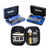 MusicNomad KEEP IT SIMPLE, SETUP (KISS)™ Starter Kit Bundle - 6 pc. Gauge Set, 26 pc. Guitar Tech Tool Set, 11 pc. Truss Rod Wrench Set (MN609)