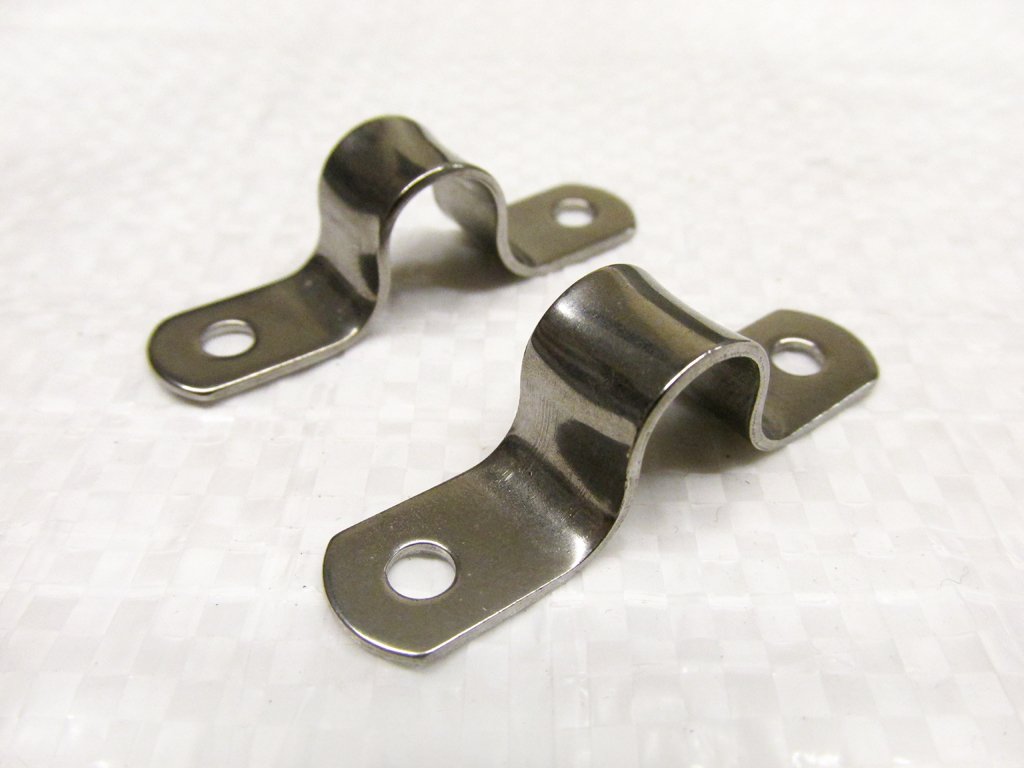 Secure Fix Direct Stainless Steel Saddle Clips 13Mm X2