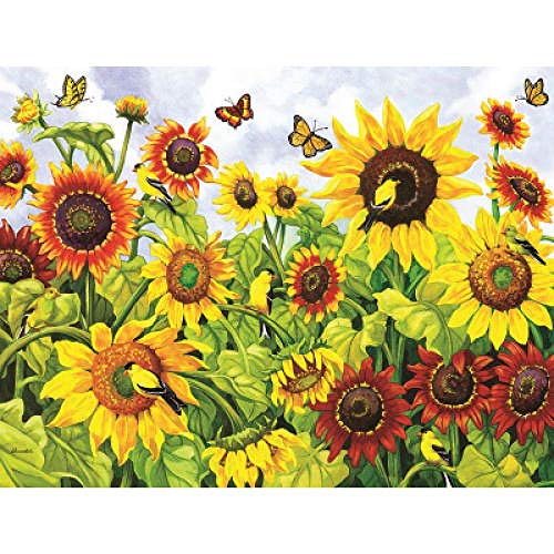 Kit broderie diamant tournesol 5D le cadeau idéal pour amateurs d'artisanat