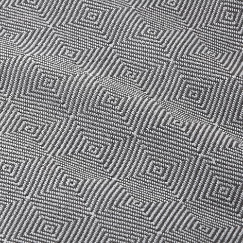 Textil-home Bettüberwurf, Mehrzweck/Plaid 130 x 180cm Dante - Eignet Sich als Sofaüberwurf und auch als Tagesdecke. Farbe Grau