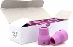 14N61 Ref.8 Ceramic Gas Nozzle Cup 13mm(1/2'') Alumina