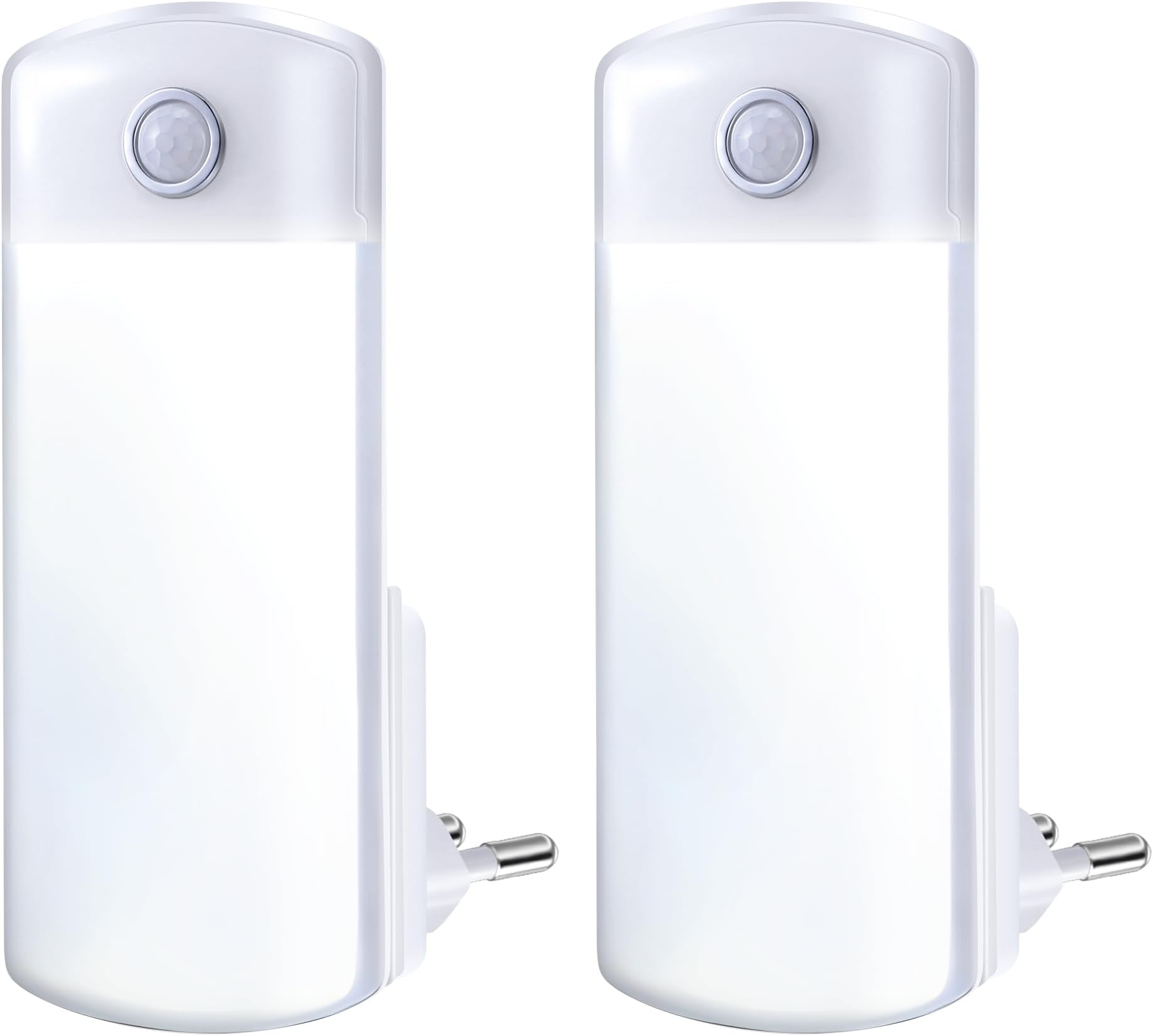 Luce Notturna LED Con Sensore Movimento - 2 Pezzi Ricaricabili USB, 3 Modalità Colore, Per Camera Bambini E Corridoio - Foto 7