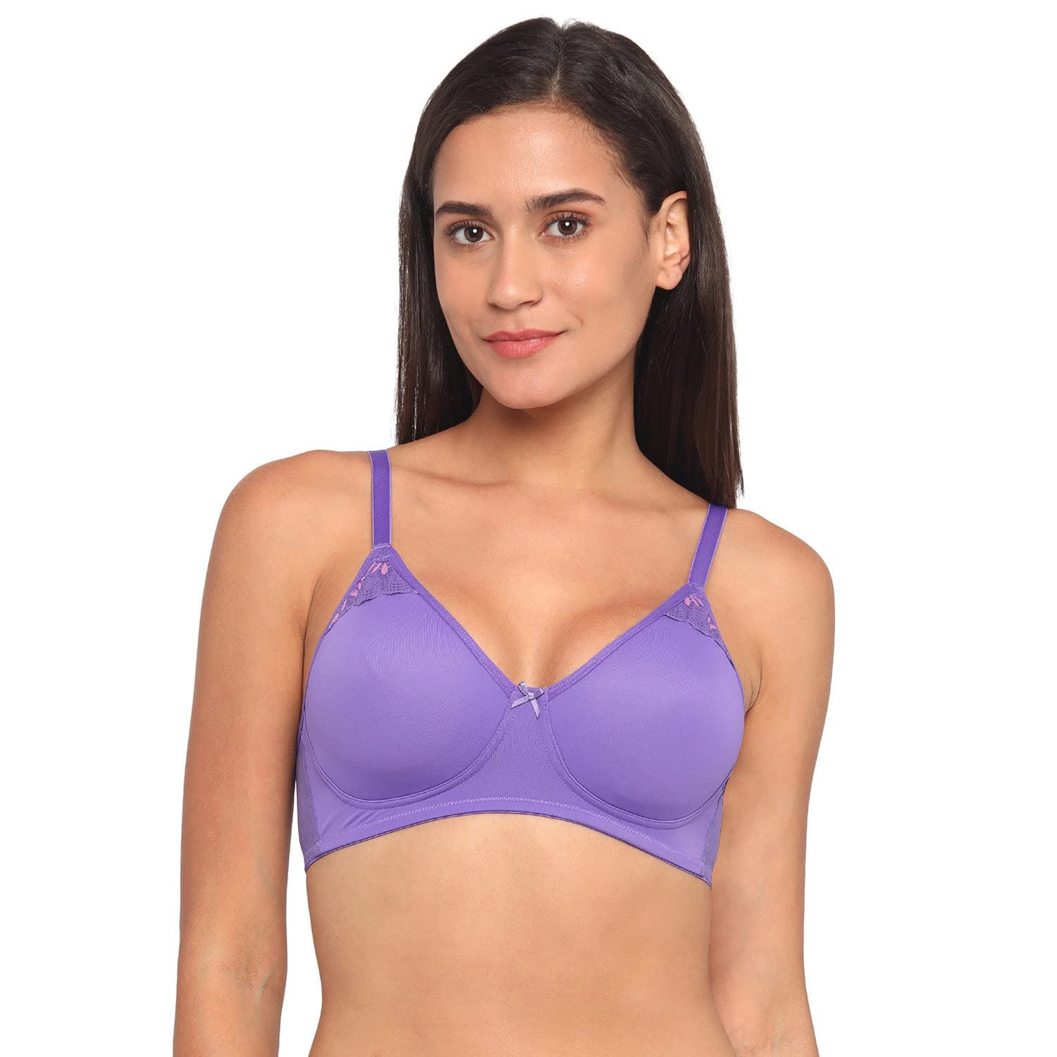 ZivameAmelie/Ruby Spark Double Layered Padded Non-Wired Full Coverage Minimiser Bra