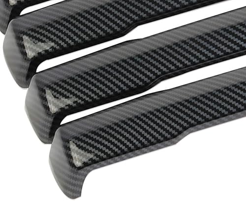 Miniatura 4 de Cubierta de fibra de carbono para manijas de puerta lateral para Toyota Tundra 2022+ Sequoia 2023+ Tacoma 2024+ 4Runner 2025+