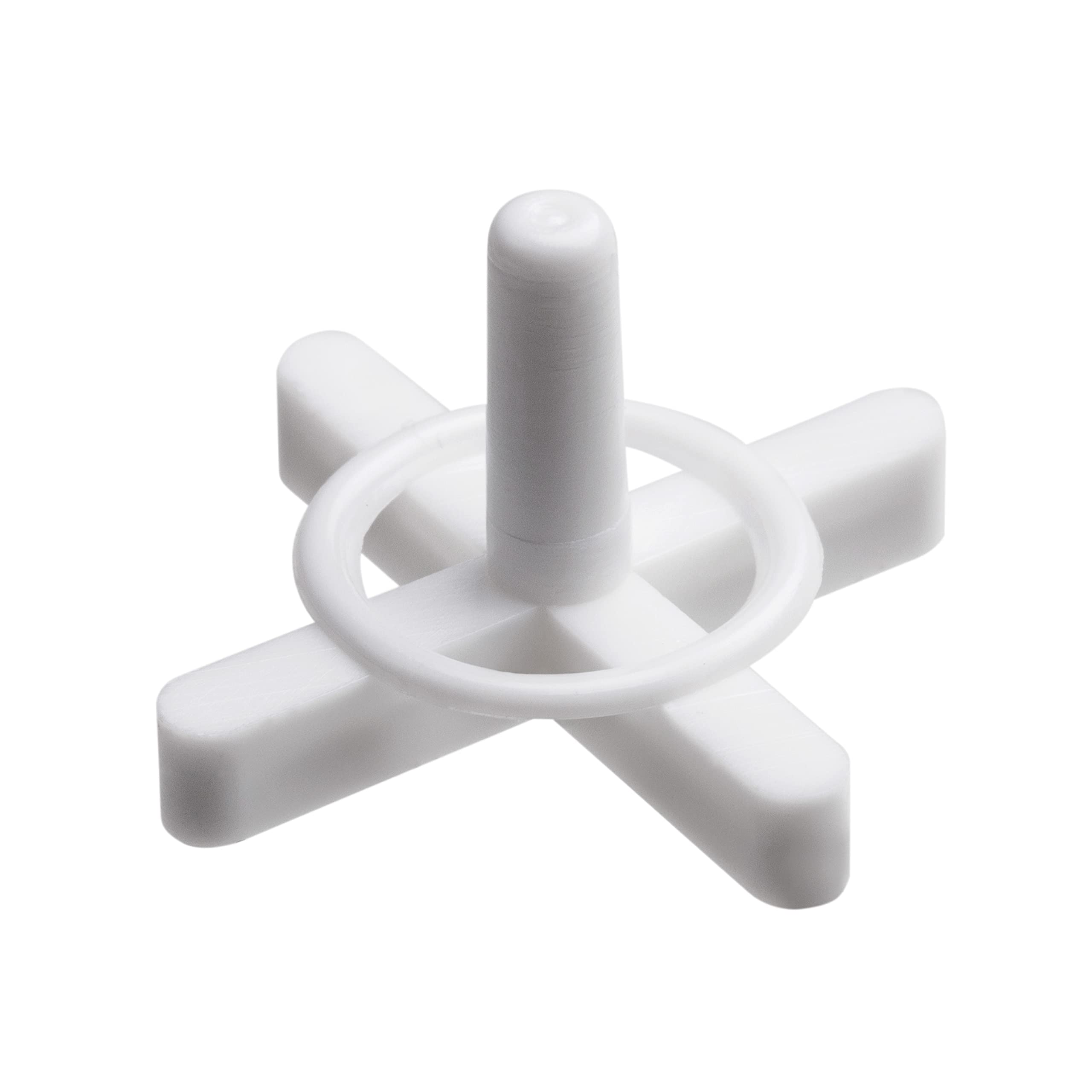 Meister Tile Spacers 4.0 mm Practical Set including 500 Pieces Reusable Ring Made of Robust Polypropylene White Joint Spacers - Image 2
