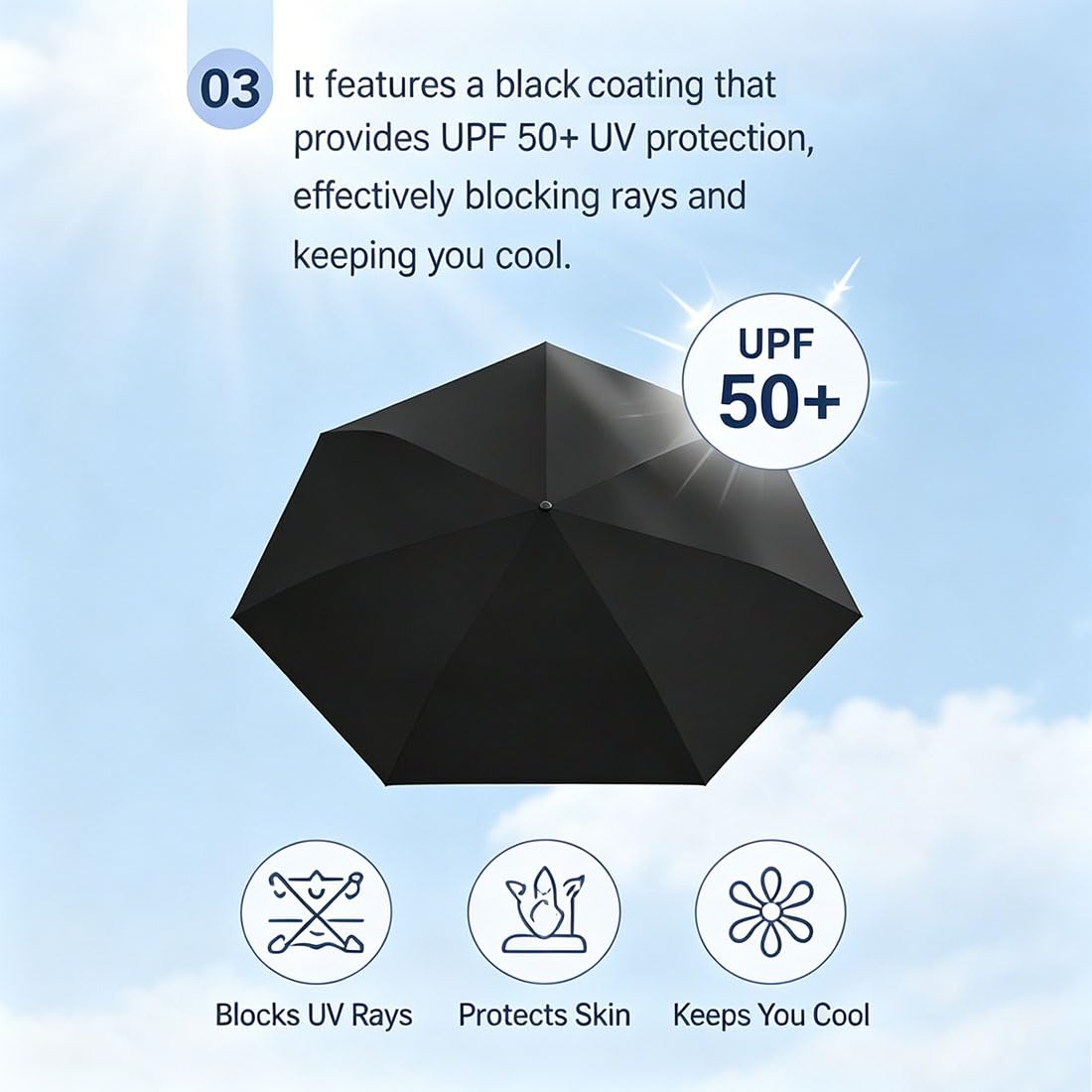 Parasol de poche pliable, parapluie crayon japonais
