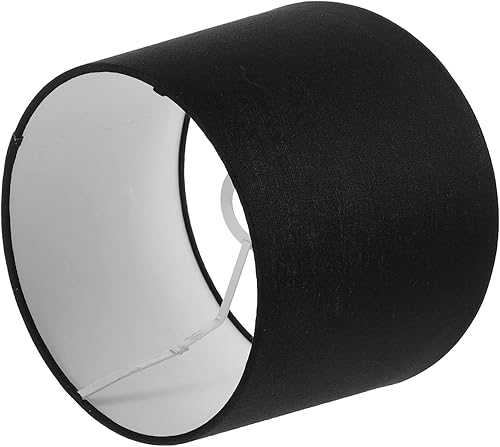 Angoily Pantalla de lámpara de araña pantallas de lámpara de mesa pantallas de noche rural lámpara de noche negro metal