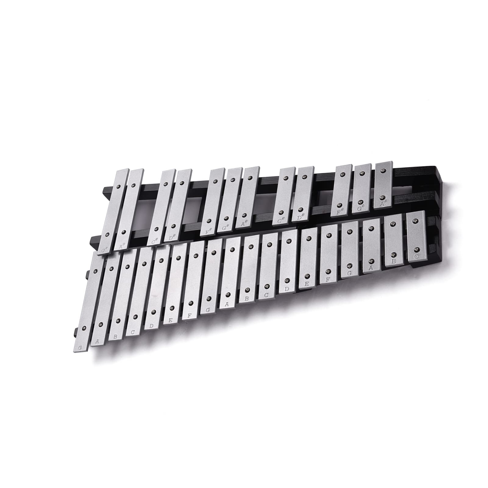 Faltbares Glockenspiel Xylophon Taruor 30 Töne Holzrahmen Aluminiumstangen Pädagogisches Percussion Musikinstrument Geschenk mit Tragetasche