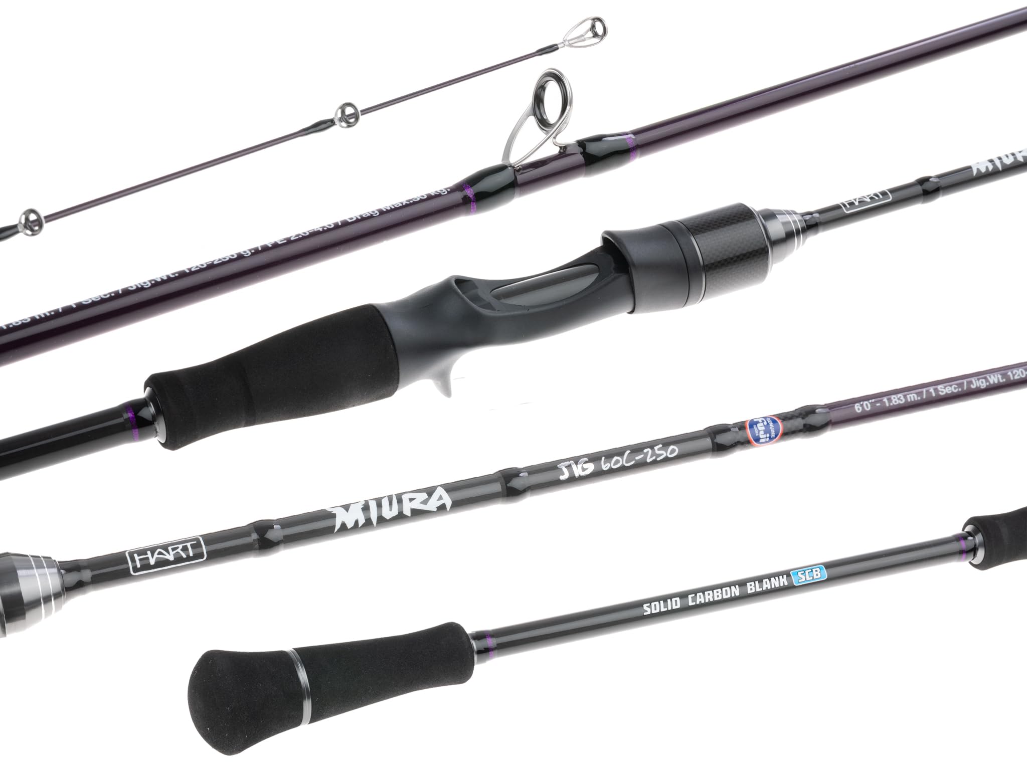 Caña HART T.Miura Jig FK60C-250-1.83m/1s