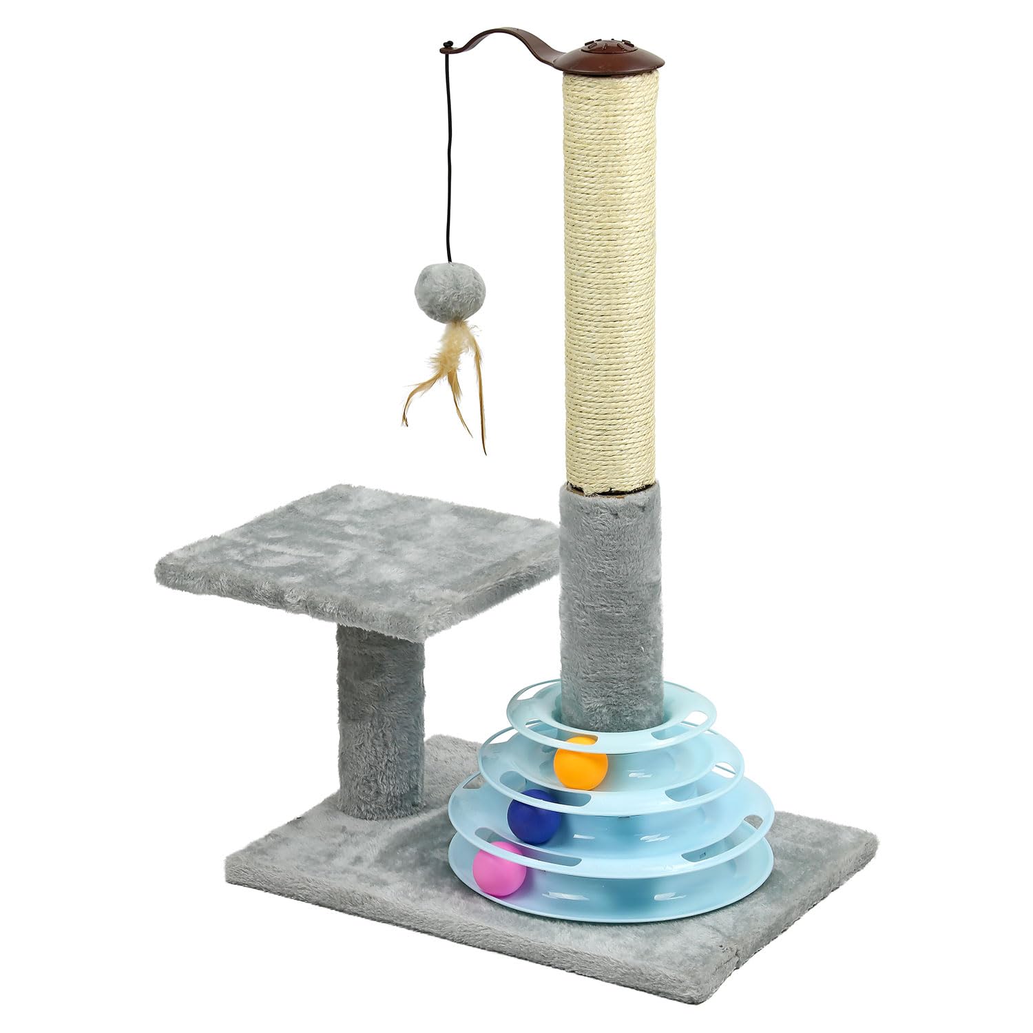 Scratching Post for Cats Gloria Sinaloa Grey Ø 14 cm