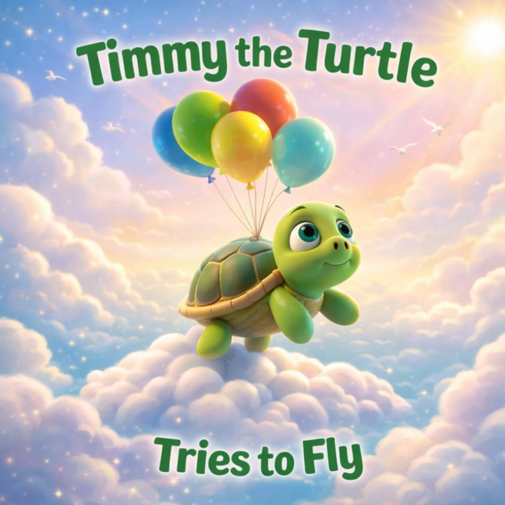 Timmy the Turtle Tries to Fly: A children's book about Confidence, Perseverance, and Finding Your Own Way (Ages 3 - 6)
