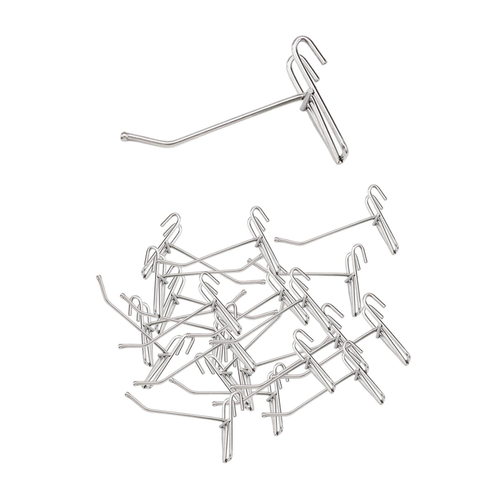 Crochets de grille murale en métal de 10.5 cm pour suspendre 25 blisters stables
