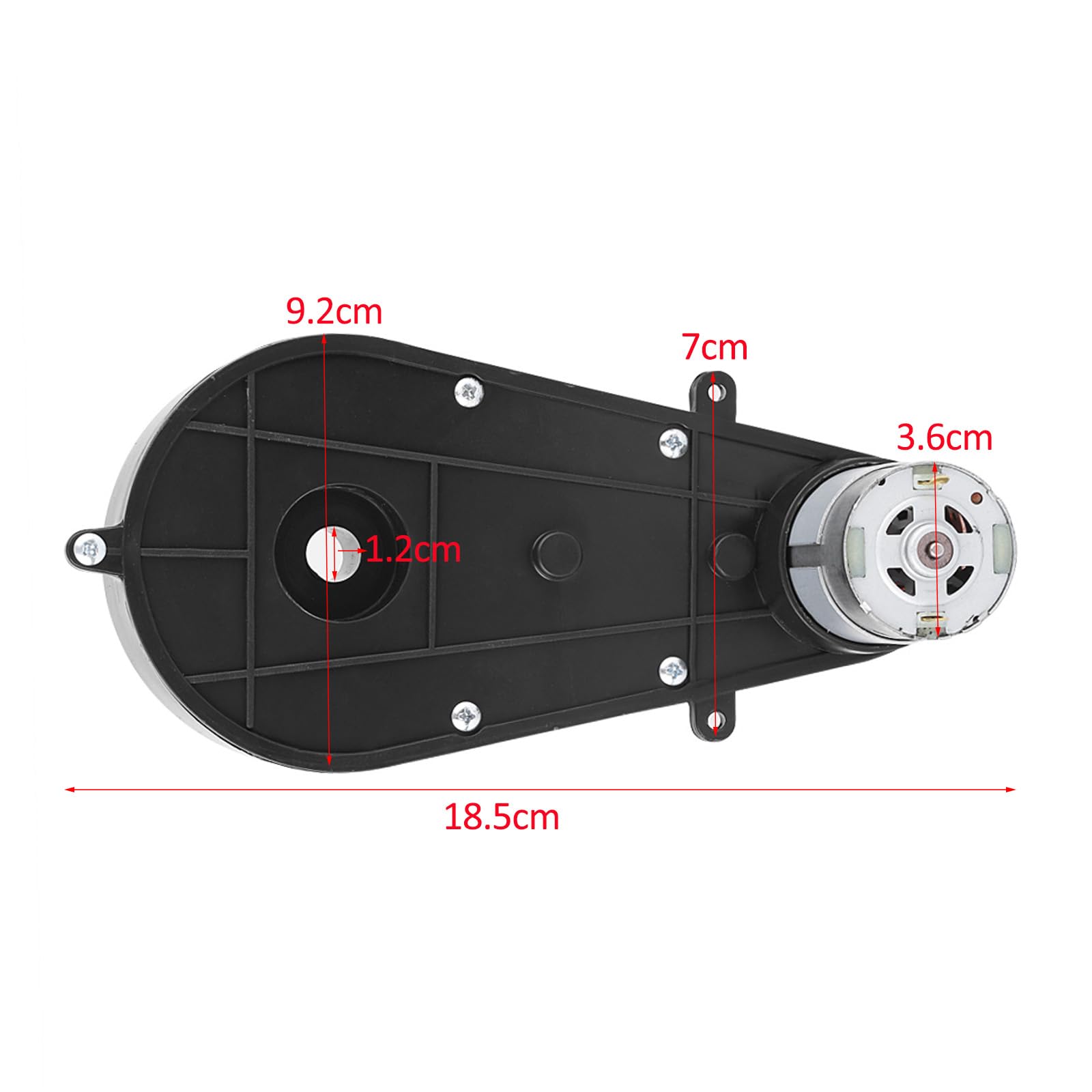 Samfox Caja de Engranajes de Motor - 12V 30000RPM Eléctrico del Motor Caja de Engranajes para Los Niños Poder Rueda de Carro Piezas de Repuesto