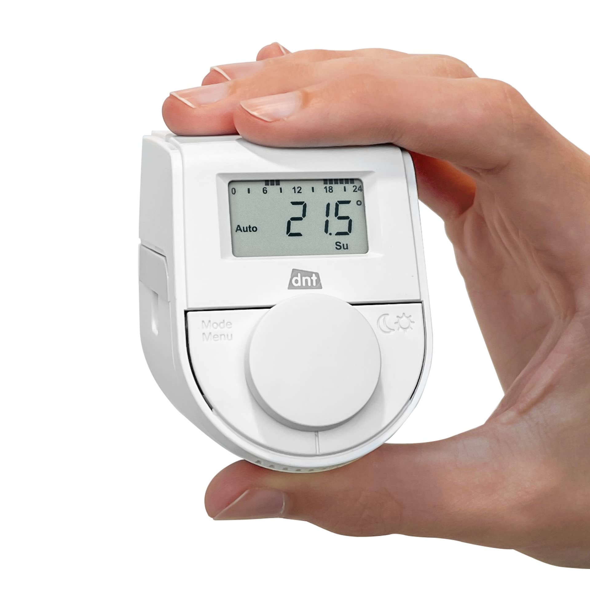 DNT 5er-Set Heizkörperthermostat ThermoTune, Stand-Alone, ca. 4 Jahre Batterielaufzeit