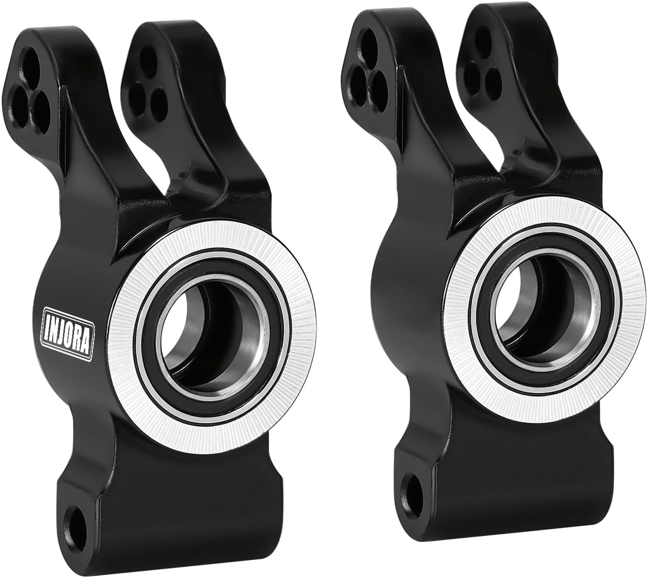 INJORA Aluminum Steering Knuckles and Rear Hubs Replacement for 1/16 ARRMA Mojave GROM Losi 1/12 Nascar Upgrade