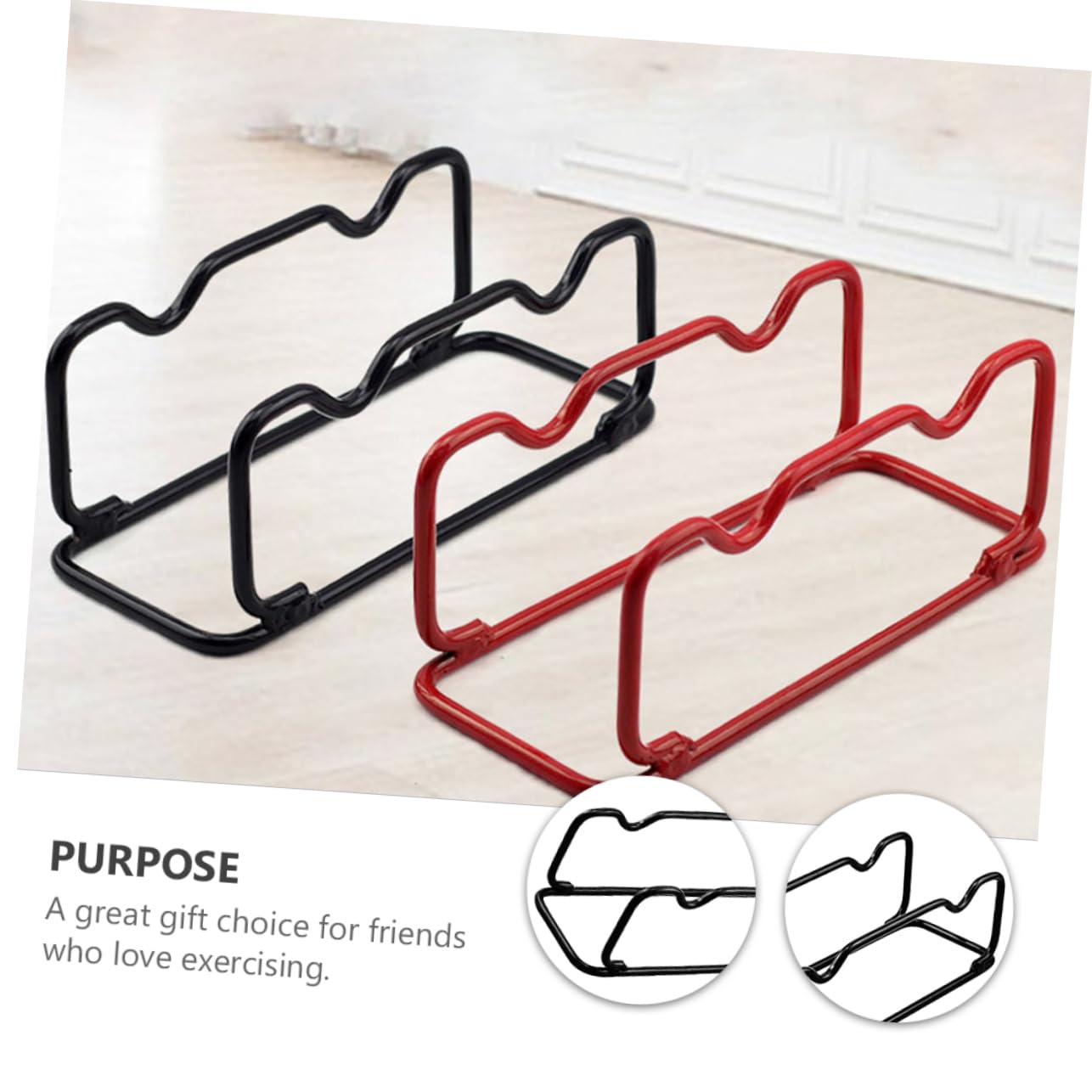 Support pour Haltères en Fer Noir, Rack Vertical de Rangement | Modèle, Base Antidérapante, Design Soigné, Réduit les Risques de Sécurité