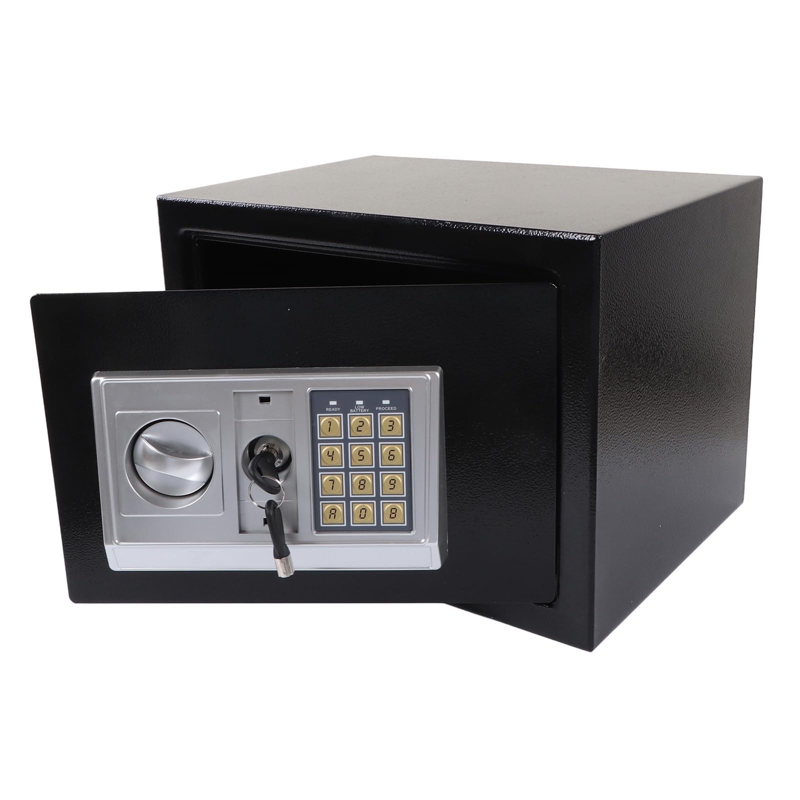 Electronic Safe Box Password Security Box/Cover High-Curity Home Cabinet für Wertsachen, Schmuck, Rechnungen und Dokumente, Schwarz