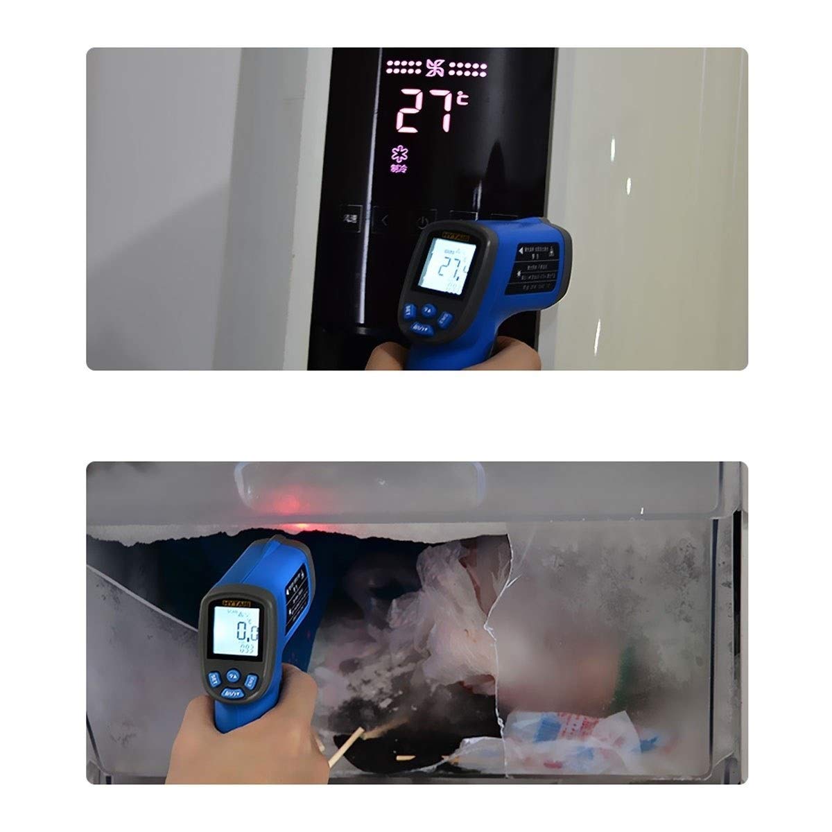 XINGYU Termometr świetlny, przemysłowy termometr ręczny o wysokiej precyzji, temperatura oleju, temperatura wody, termometr spożywczy, elektroniczny termometr kuchenny, bardzo przydatne narzędzia gospodarstwa domowego