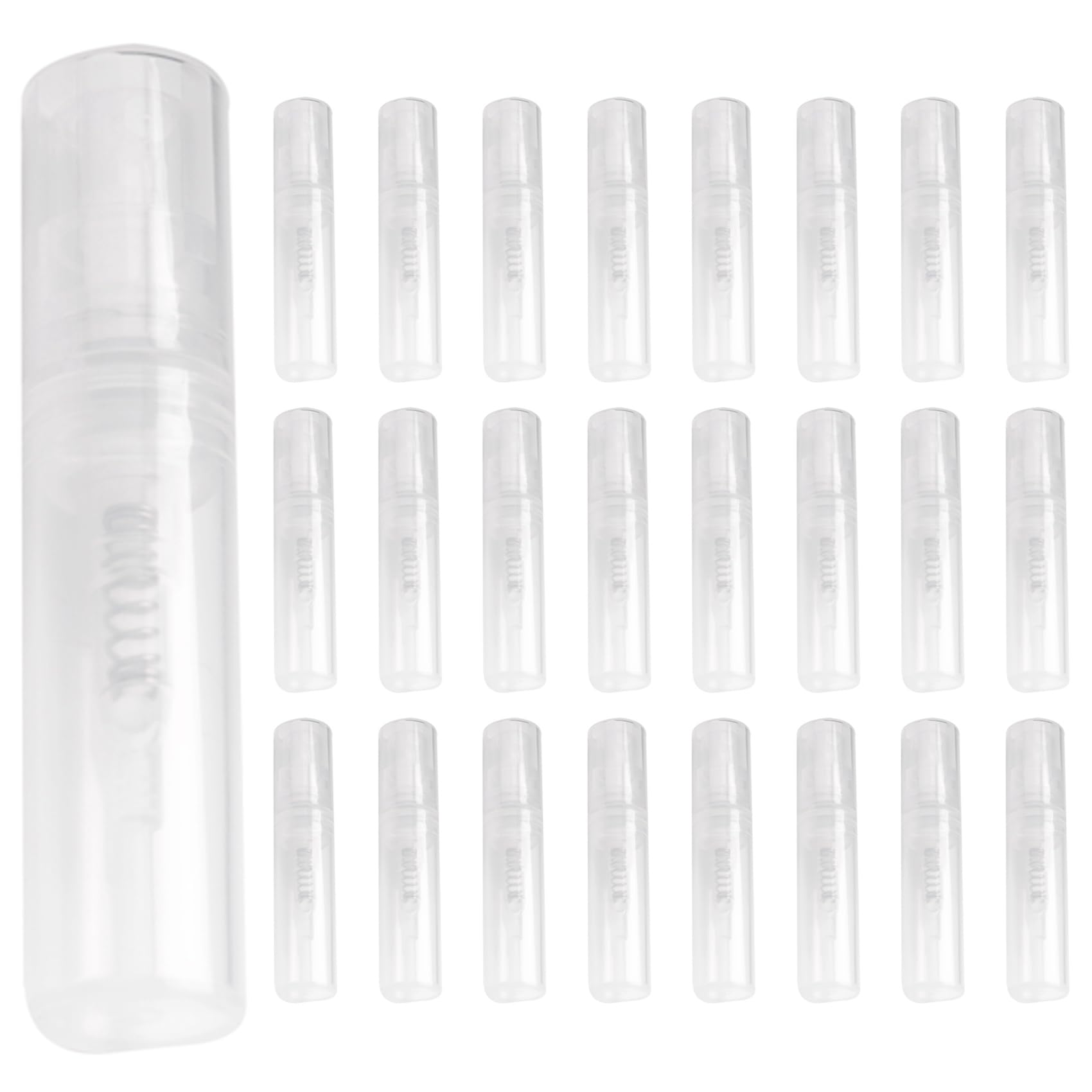 Jnchdghwa 300 x 2Ml Plastic Travel Bottle Empty Transparent Perfume Atomizer New