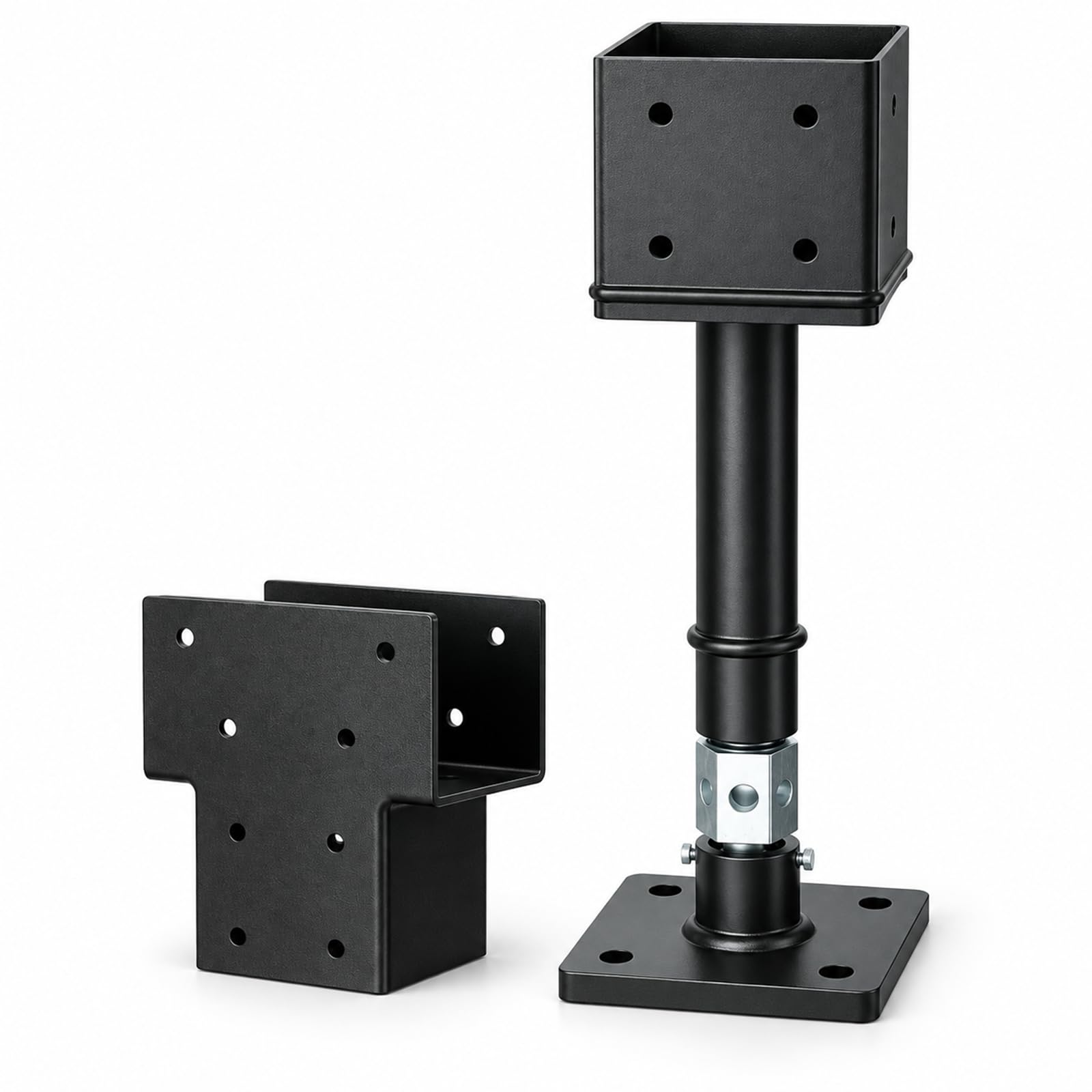 Kit de poste de gato de tornillo ajustable de 4 x 4 pulgadas y