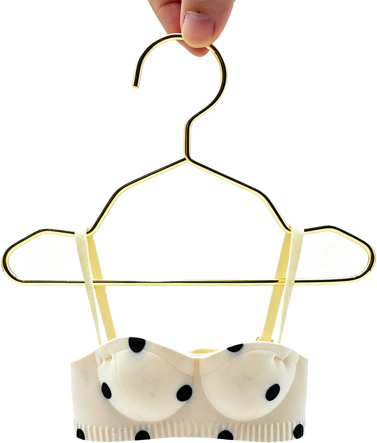 Mini Bra Car Ornament with Metal Hanger (Polka Dot)
