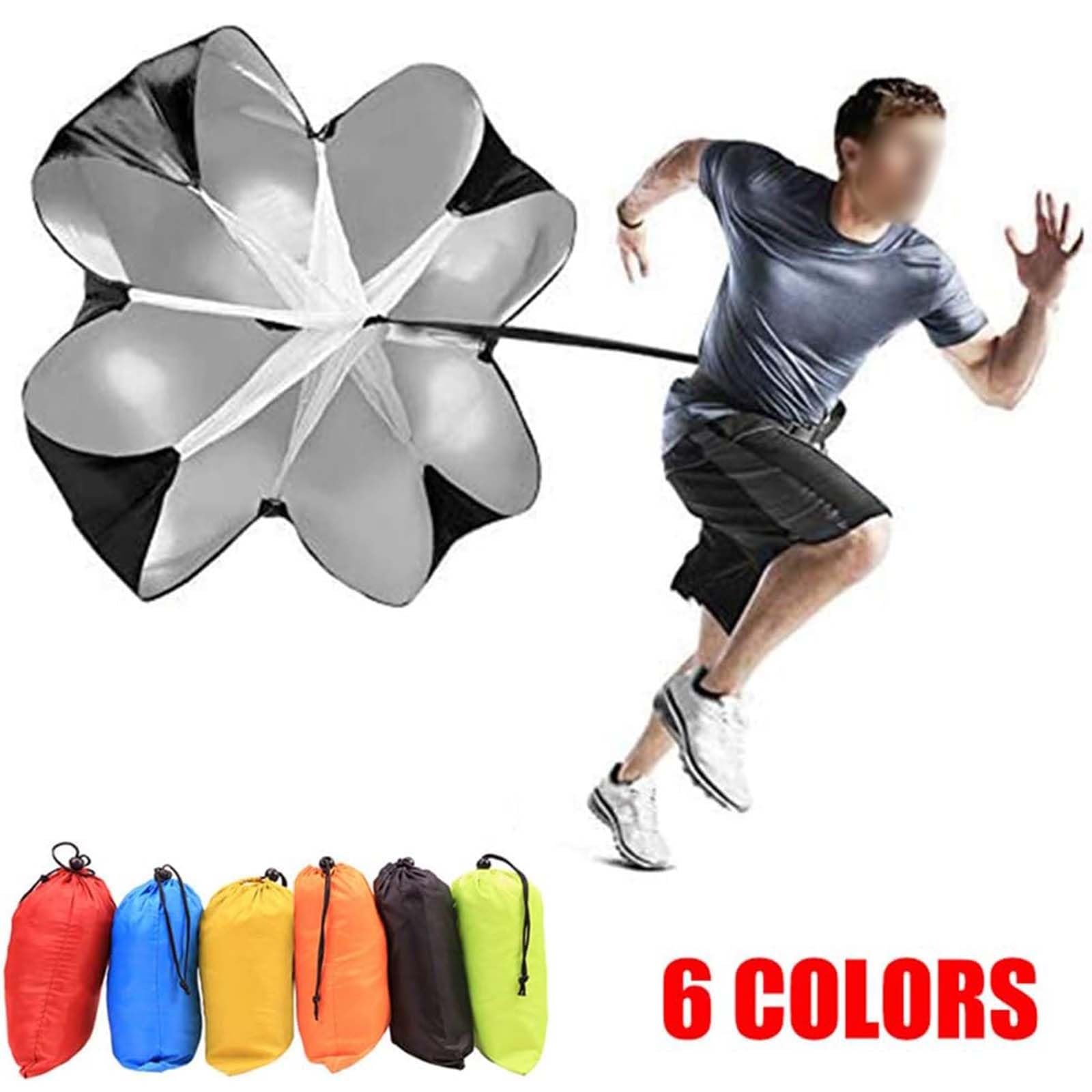 Genérico ParacaíDas para Entrenamiento De Velocidad ParacaíDas De Velocidad ParacaíDas De Entrenamiento PortáTil De Entrenamiento De Fuerza FúTbol Correr para Entrenamiento