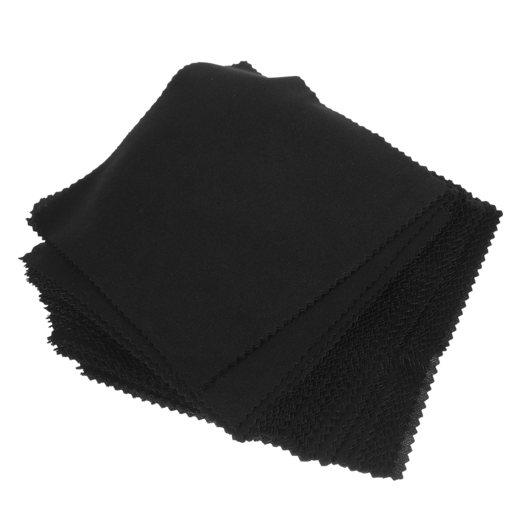 FRCOLOR 400 Pièces Chiffon à lunettes chiffon de nettoyage en microfibre pour voiture lave-vaisselle propre écran ecrant store tissu de verre d'oeil chiffon à lentilles en microfibre Black