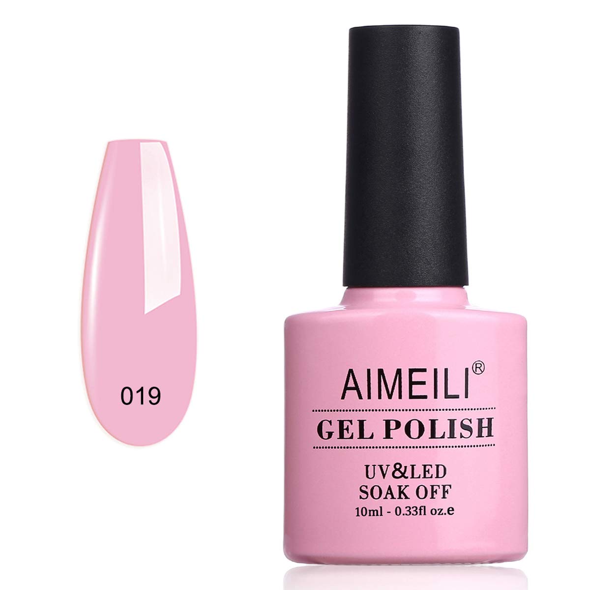 AIMEILI Soak Off UV LED Gel Nail Polish - Cake Pop (019) 10ml