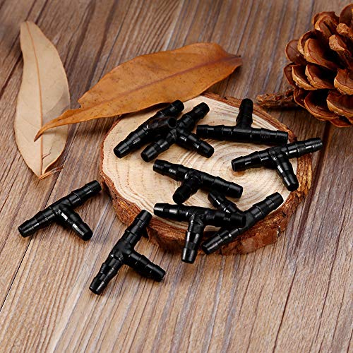 XIASABA Suprimentos Conector 12 × 11 × 4 100pcs Tubo de irrigação por aspersão Carpinteiro Gotejamen