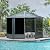 Domi 13x13FT Sunroom, Octagonal Solarium Aluminum Hardtop Gazebo with Galvanized Steel Roof, Detachable PE Screen, Sliding Door, Sun Room Pavilion Gazebo for Deck Backyard Garden