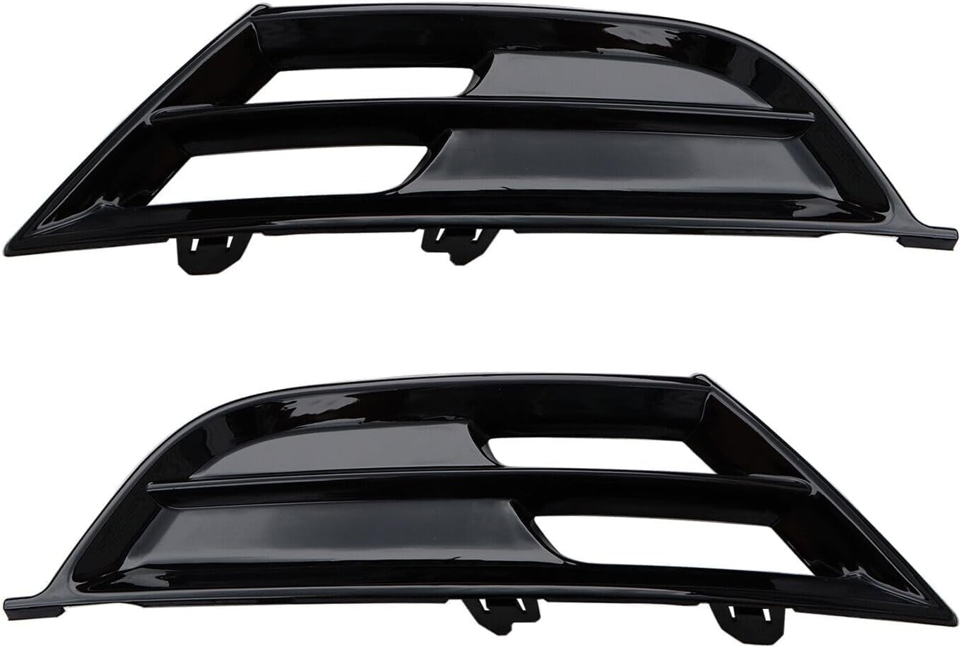 Front Bumper Grille Kit Compatible with 2015-2017 Chrysler 200–OE#:68203014AC, CH1039160, 68203015AC, CH1038160,Replacement for Halogen Headlight Models Without Adaptive Cruise Control