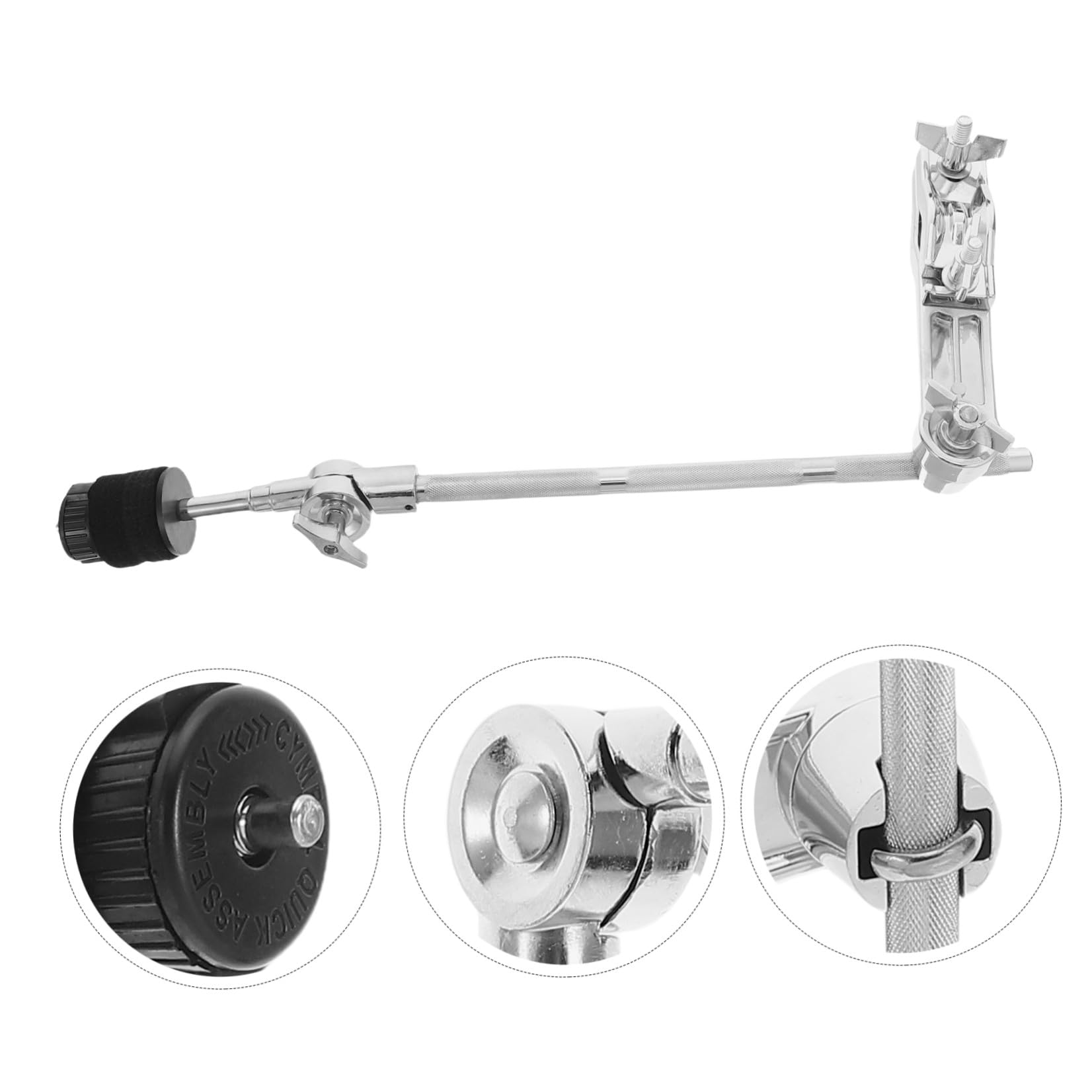Cymbal Boom Arm Extender Rozszerzający Stojak Do Talerzy Grę Bębny Stały Montaż Łatwa i Przenośność dla Perkusyjnego