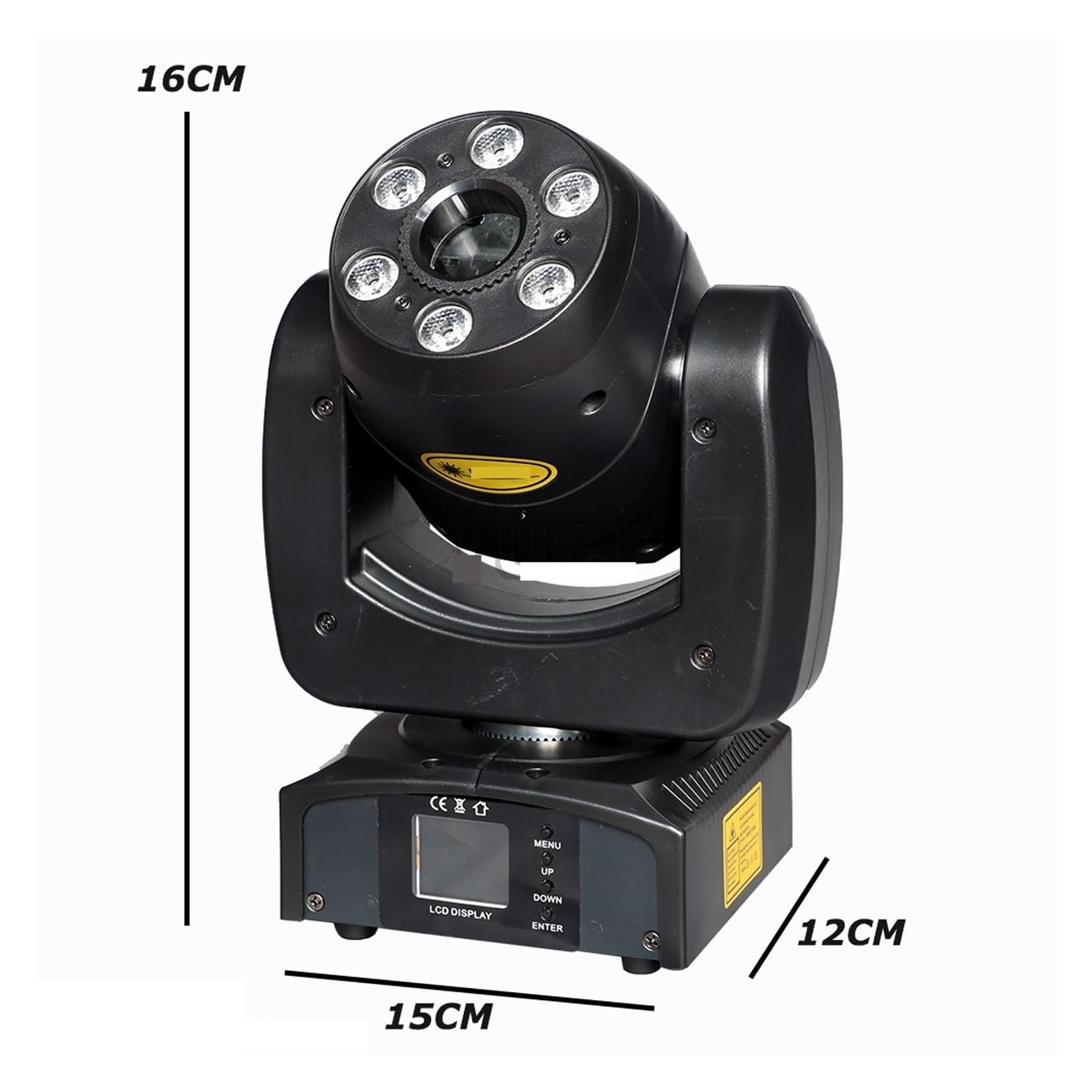 DJ-Lichter, 6X10W LED 2W Volle Farbe RGB Moving Head Licht Scannen Muster Effekt Projektor DJ Disco bühne Hochzeit