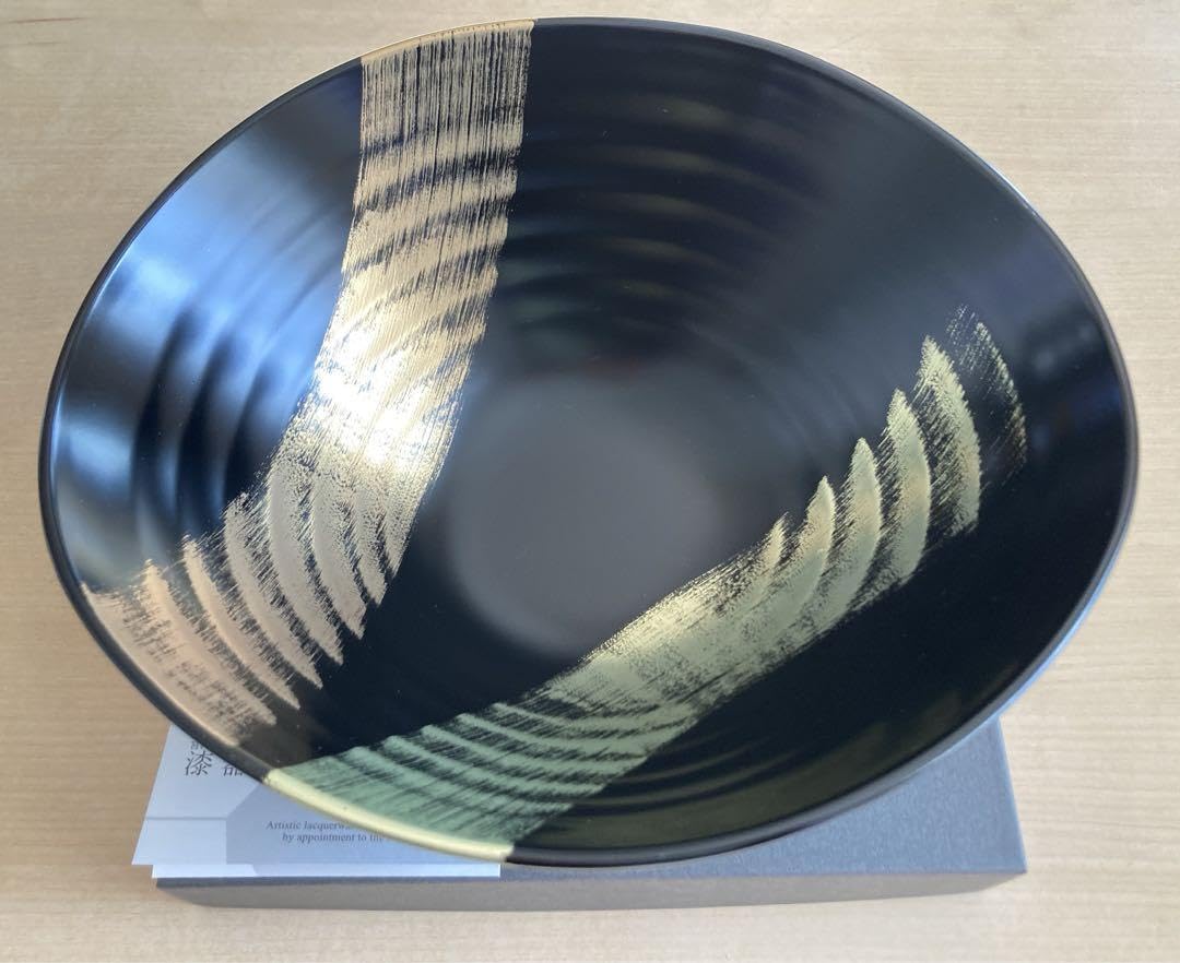 Amazon.co.jp: 山田平安堂 漆器 サラダボウル 昇龍(大) : ホーム＆キッチン
