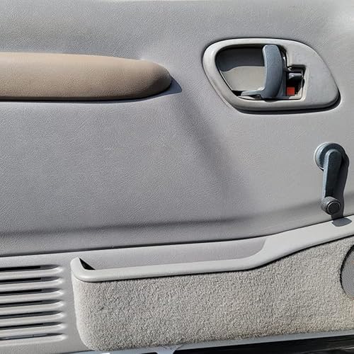 Miniatura 9 de CROSSDESIGN Biseles para manija interior de puerta, compatible con Chevy Tahoe C1500 C2500 C3500 K1500 1995-1999/GMC Suburban Yukon 95-99, 1 par,