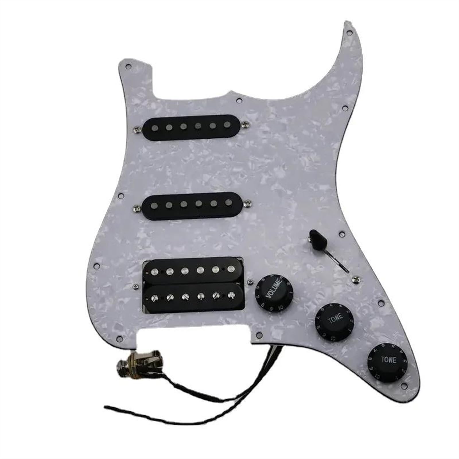 Pickup Del Battipenna Pickup durevoli per battipenna per chitarra elettrica a 7 vie tipo SSH Style completamente caricato