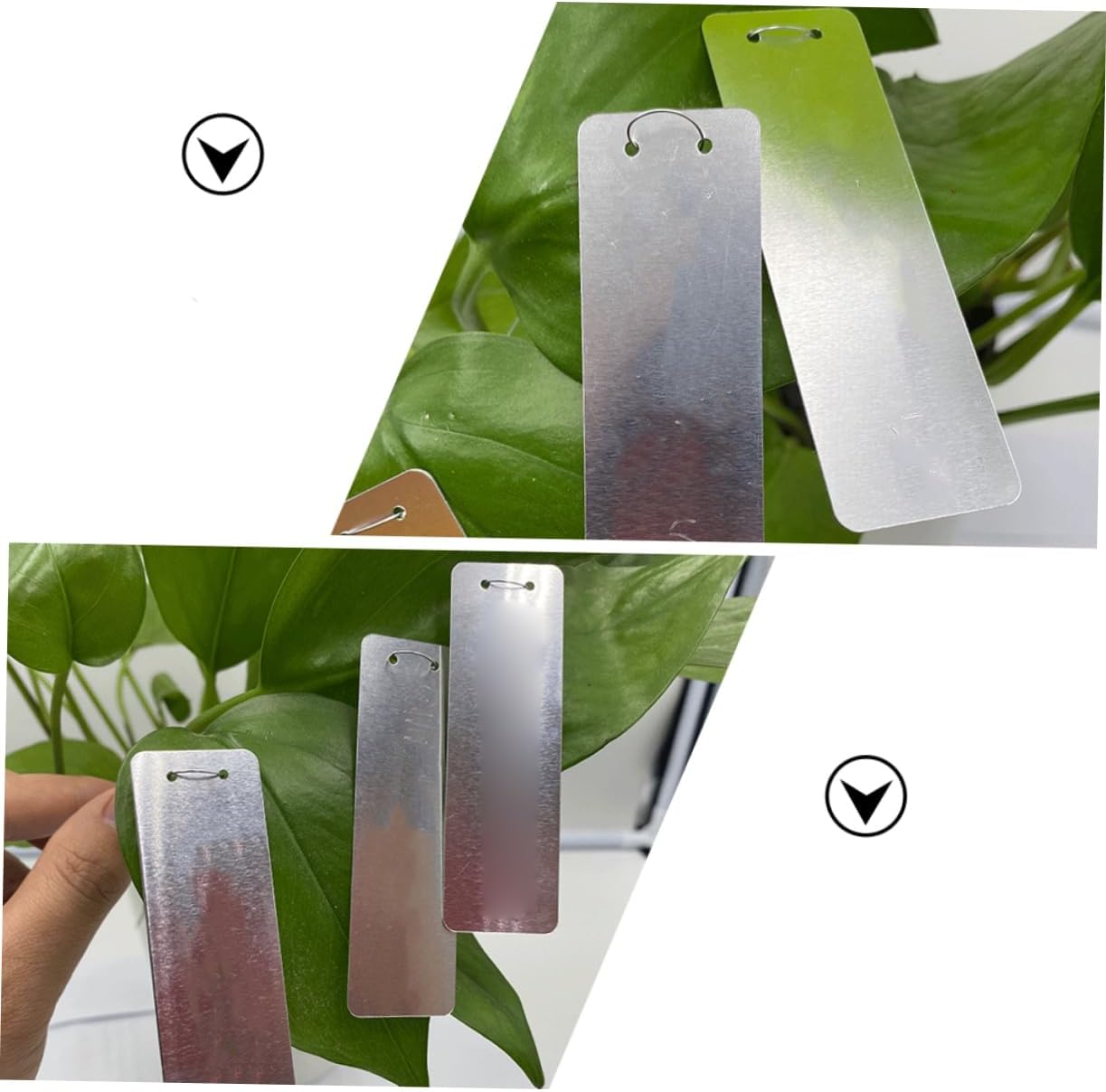 Yardwe 150pcs Aluminum Plant Labels Garden Markers for Outdoor Use Lightweight Tags for Plant Identification Sturdy Metal Signs for Nurseries and Flower Shops