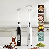 Mini Mixer Elétrico Portátil USB Recarregável – Espumador de Leite e Café, Batedor para Whey, Ovos e Bebidas, 3 Velocidades, Cores Sortidas. Qualidade Premium - LoomaStore